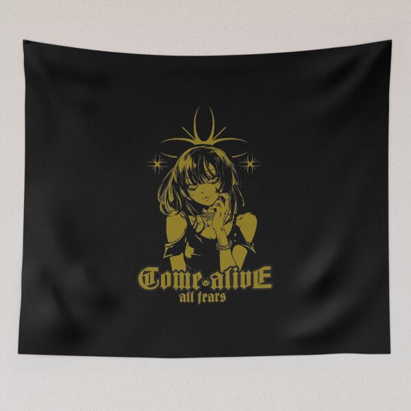 Item preview, Come Alive Gold Gothic Anime Girl designed and sold by Lineer22.