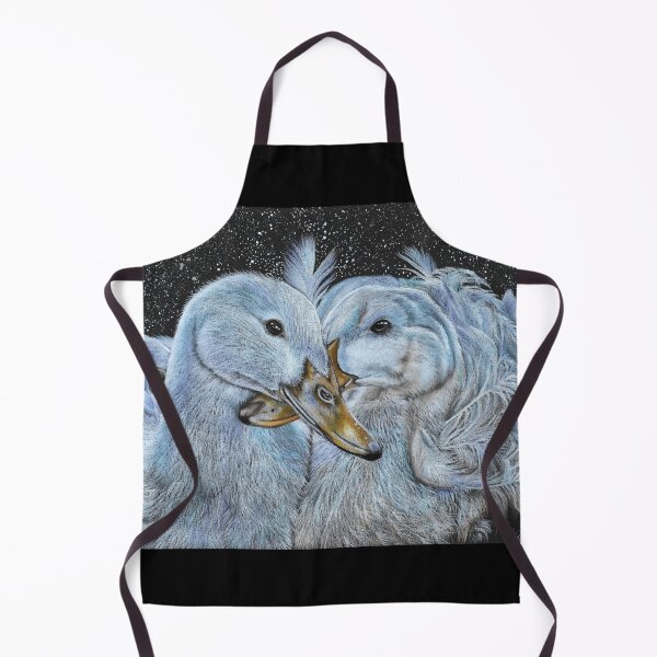 Item preview, Soulmates White Ducks in Love designed and sold by CozyRainRabbit.