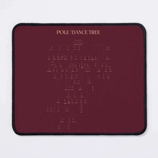 Item preview, Pole Dance Tree illustration - Raspberry designed and sold by MarieBlly.