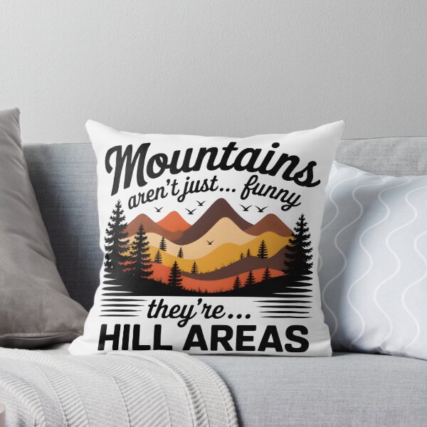 Item preview, Funny Hill Areas Mountain Design designed and sold by SoftyDesigns.
