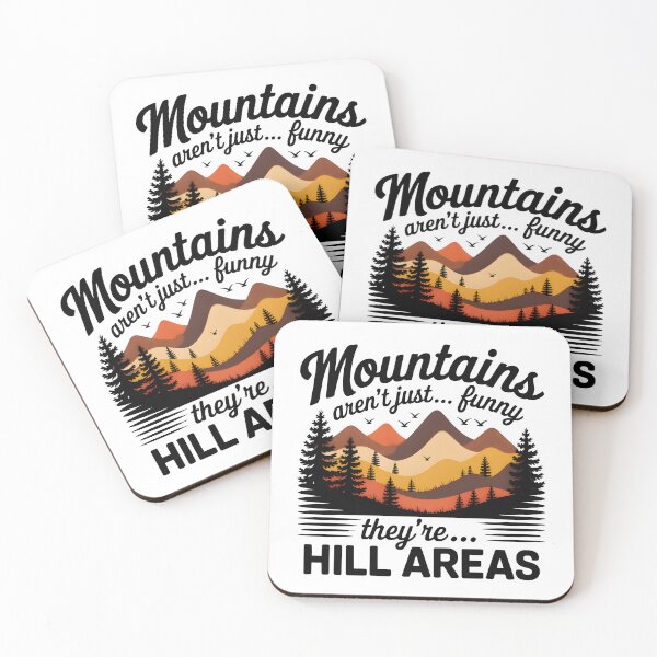 Item preview, Funny Hill Areas Mountain Design designed and sold by SoftyDesigns.