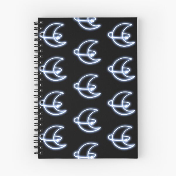 Item preview, Kawaii Neon Moon - Adorable Cosmic Moon designed and sold by Lilypad Drift.
