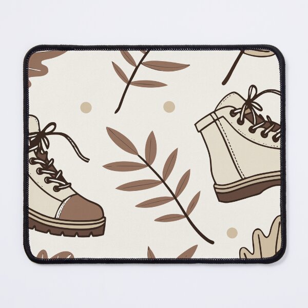 Item preview, Autumn Hiking Boots Pattern – Outdoor Adventure Print designed and sold by Creative88Art.