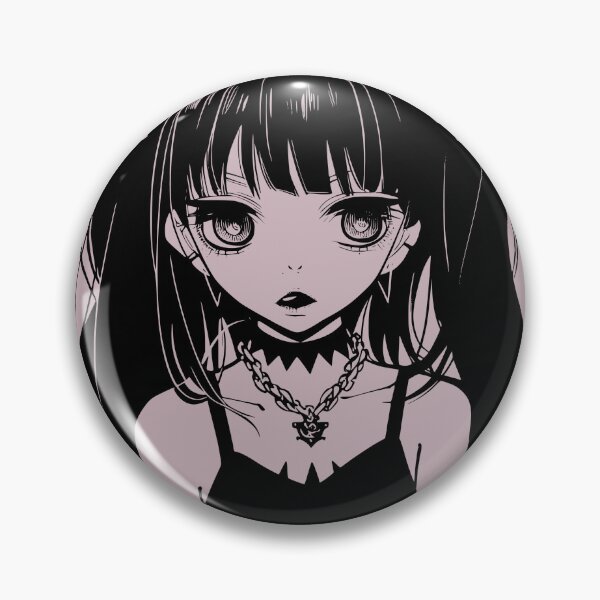 Artikelvorschau, Illustration eines verfluchten Gothic-Anime-Mädchens entworfen und verkauft von Lineer22.