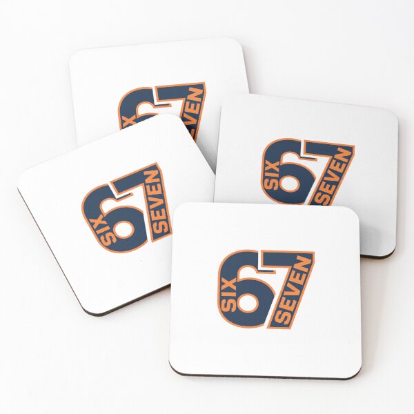 Item preview, SIX SEVEN Dynamic Text Logo - Modern Geometric Design designed and sold by Merchifyme2000.