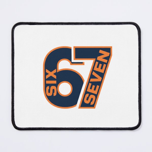 Item preview, SIX SEVEN Dynamic Text Logo - Modern Geometric Design designed and sold by Merchifyme2000.