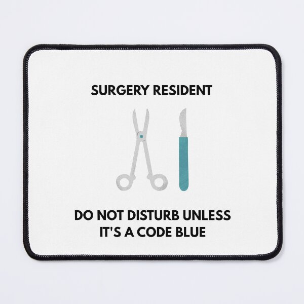 Item preview, Surgery Resident Life - Code Blue Warning Pixel Art Doctor Humor designed and sold by JonyDG.