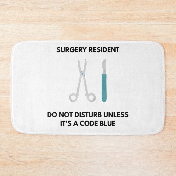Item preview, Surgery Resident Life - Code Blue Warning Pixel Art Doctor Humor designed and sold by JonyDG.