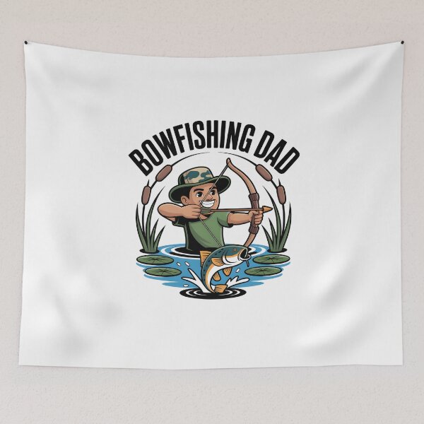 Item preview, Bowfishing Dad T-Shirt | Funny Bow Fishing Daddy Gift for Men designed and sold by Clothesbest.