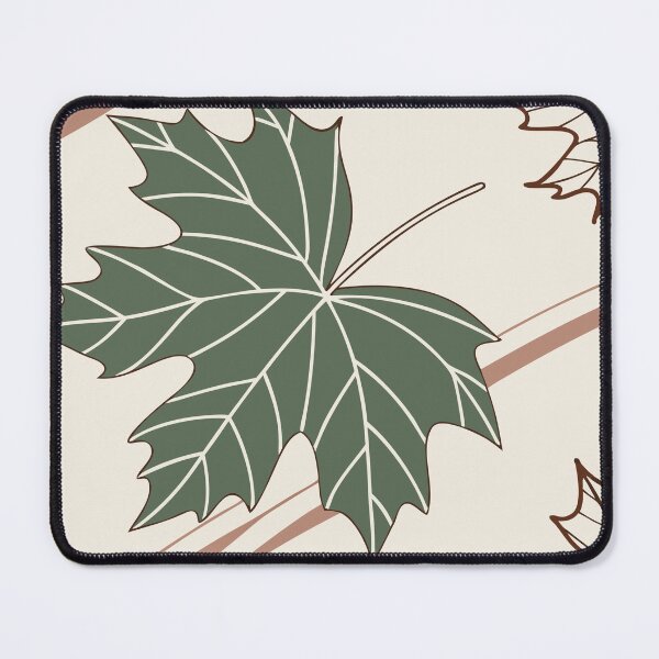 Item preview, Maple Leaf Line Art Pattern – Minimalist Botanical Design designed and sold by Creative88Art.