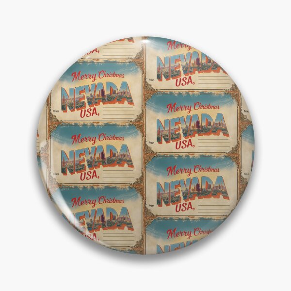 Item preview, Merry Christmas From Nevada USA Postcard Greetings Retro Travel Vintage 2 designed and sold by TravelPostcardGems.