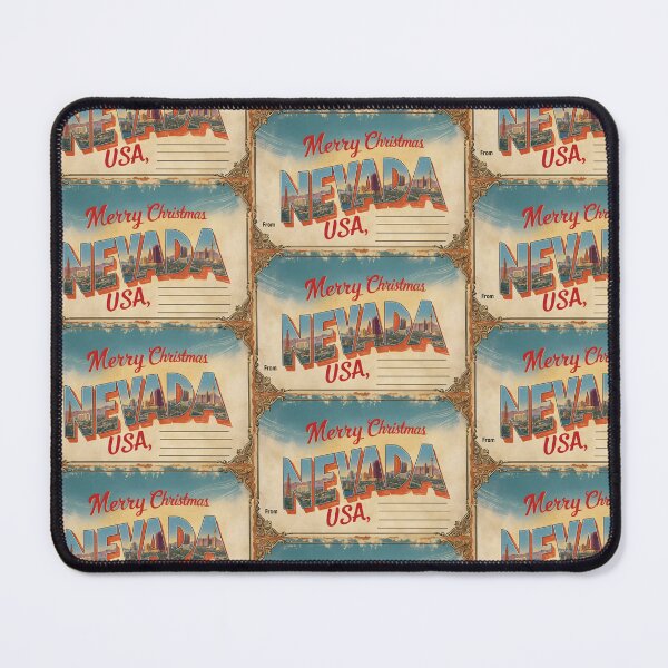 Item preview, Merry Christmas From Nevada USA Postcard Greetings Retro Travel Vintage 2 designed and sold by TravelPostcardGems.