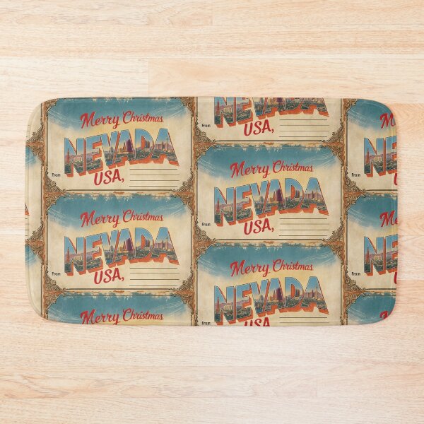 Item preview, Merry Christmas From Nevada USA Postcard Greetings Retro Travel Vintage 2 designed and sold by TravelPostcardGems.