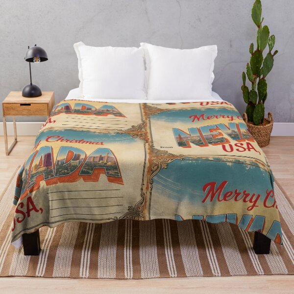 Item preview, Merry Christmas From Nevada USA Postcard Greetings Retro Travel Vintage 2 designed and sold by TravelPostcardGems.