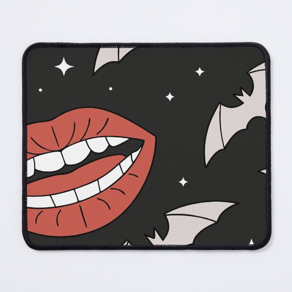 Item preview, Vampire Lips Halloween – Gothic Seamless Pattern designed and sold by Creative88Art.