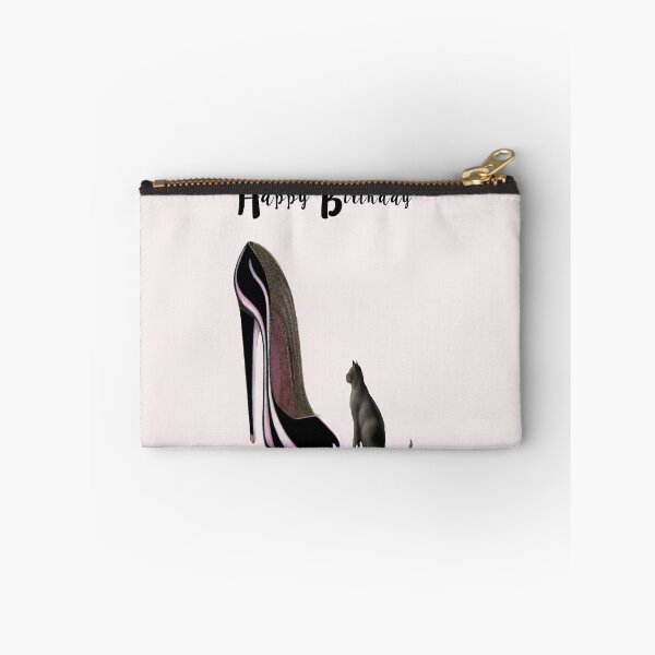 Item preview, Black cat and stiletto shoe Birthday designed and sold by ckeenart.