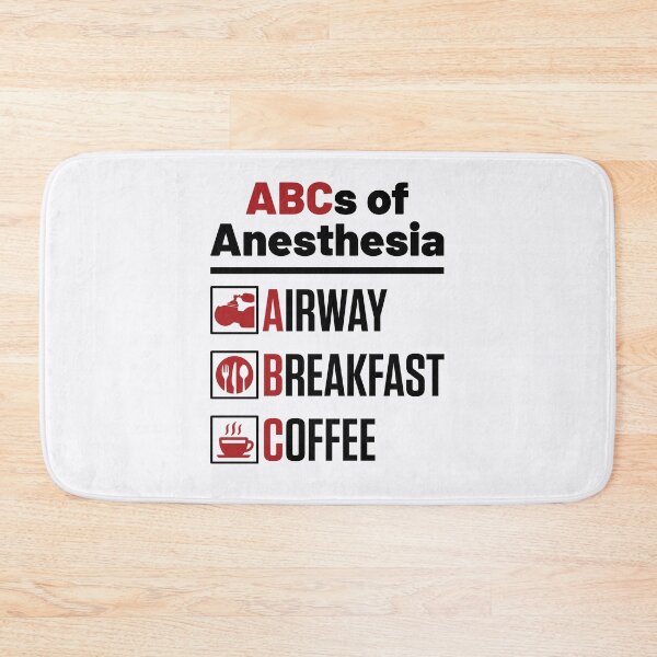 Item preview, ABCs of Anesthesia Airway Breakfast Coffee Funny Anesthesiologist designed and sold by jaygo.