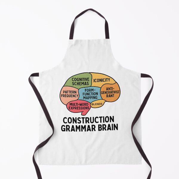 Item preview, Construction Grammar Brain – Cognitive Linguistics Humor Gift designed and sold by Nerd Romance Café.