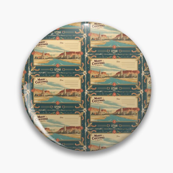 Item preview, Merry Christmas From Utah USA Postcard Greetings Retro Travel Vintage 2 designed and sold by TravelPostcardGems.