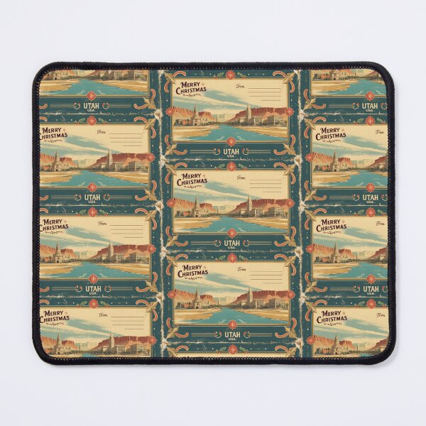 Item preview, Merry Christmas From Utah USA Postcard Greetings Retro Travel Vintage 2 designed and sold by TravelPostcardGems.