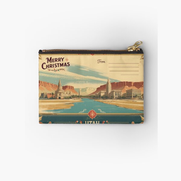 Item preview, Merry Christmas From Utah USA Postcard Greetings Retro Travel Vintage 2 designed and sold by TravelPostcardGems.