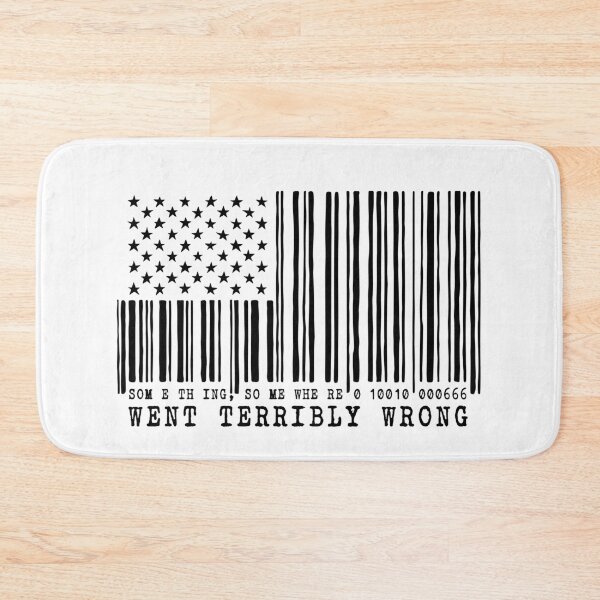 Item preview, American Barcode Flag - Something, Somewhere Went Terribly Wrong designed and sold by sXe-art.