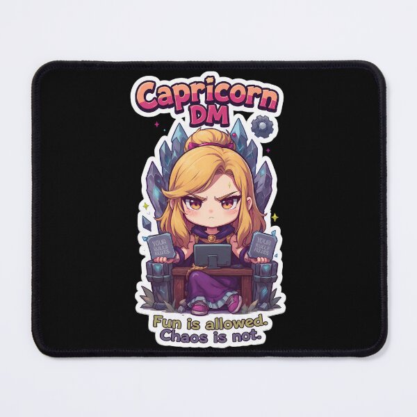 Item preview, Capricorn DM Sticker – Funny DnD Zodiac Dungeon Master Design designed and sold by RpgTools.