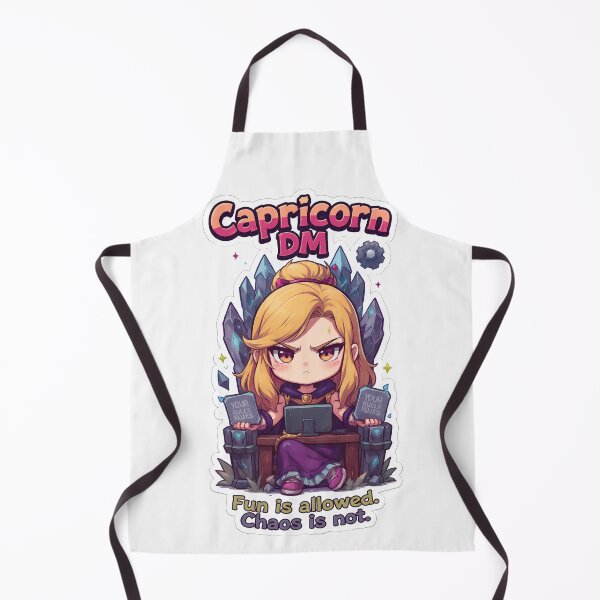 Item preview, Capricorn DM Sticker – Funny DnD Zodiac Dungeon Master Design designed and sold by RpgTools.