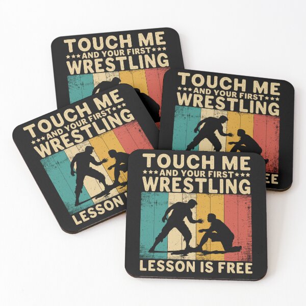 Item preview, First Wrestling Lesson Free Silhouette Retro designed and sold by Nocturnal-Vines.