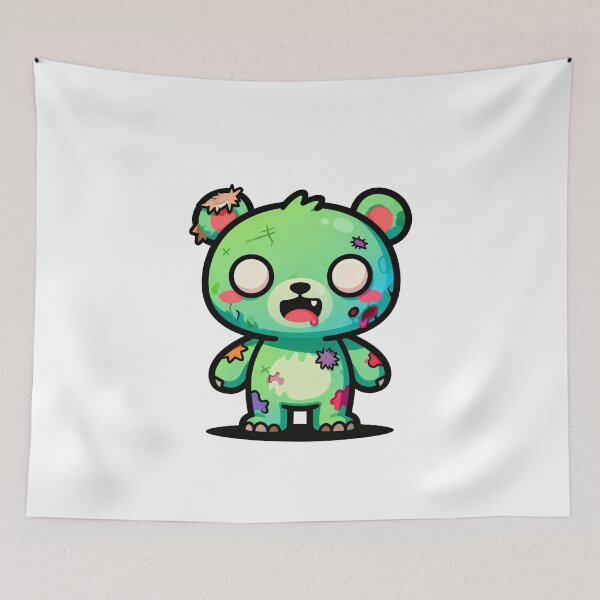 Item preview, Zombie Teddy Bear - Cute Zombie Animal Collection designed and sold by Quality-Custom-Designs.