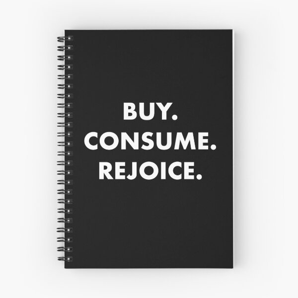 Item preview, Buy Consume Rejoice -  Anti Consumerism Christmas designed and sold by Eversole Design Co..