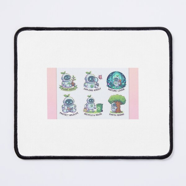 Item preview, Cute Eco Robot Sticker Pack | Nature, Recycling & Wildlife Protection designed and sold by Ajin737.