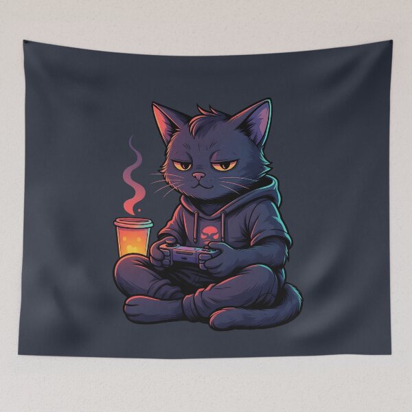 Item preview, Neon Player Cat designed and sold by SignumShop.