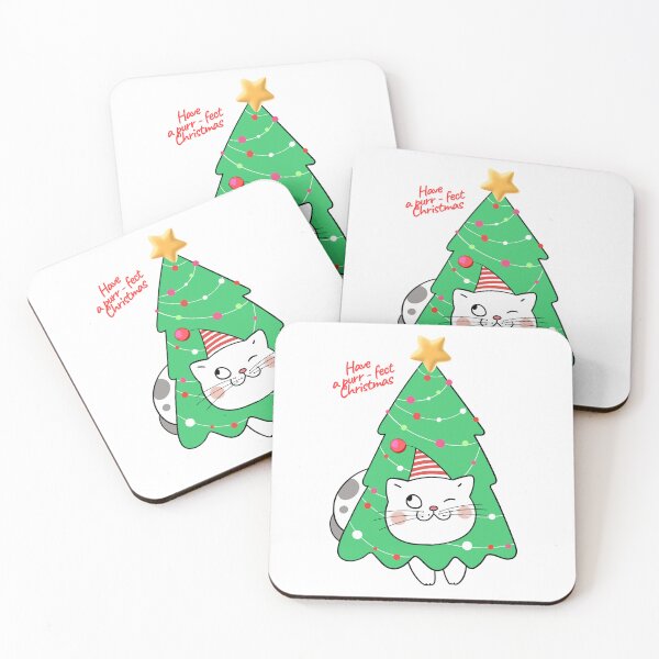Item preview, Have a Purr - Fect Christmas. designed and sold by Dinasshop.
