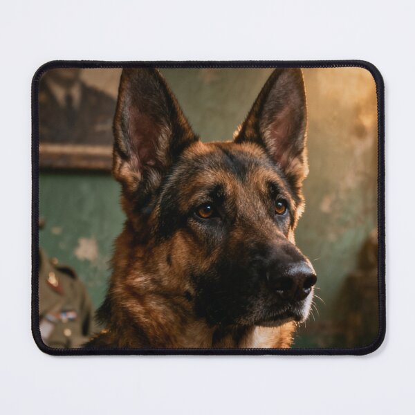 Item preview, Military Pet | Premium Vintage Pet Portrait Art Print | Aesthetic Style designed and sold by Dyke Art.