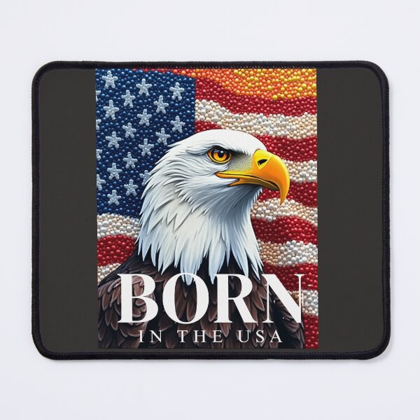 Item preview, "BORN IN THE USA" designed and sold by MilikDesignsPro.