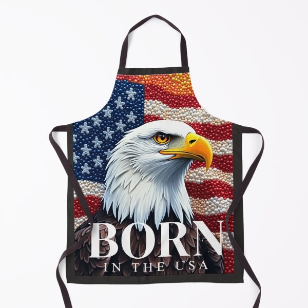 Item preview, "BORN IN THE USA"  designed and sold by MilikDesignsPro.