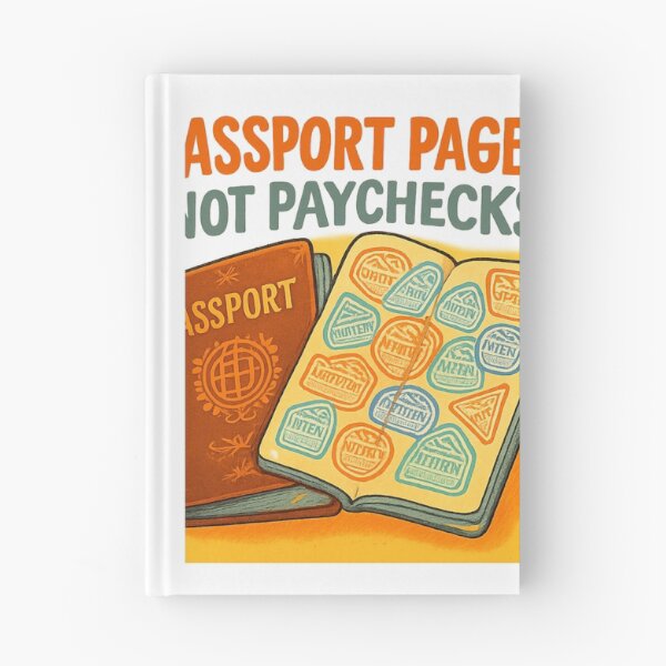 Item preview, Passport Pages Not Paychecks designed and sold by Retro-Anime9.