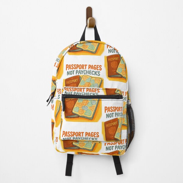 Item preview, Passport Pages Not Paychecks designed and sold by Retro-Anime9.