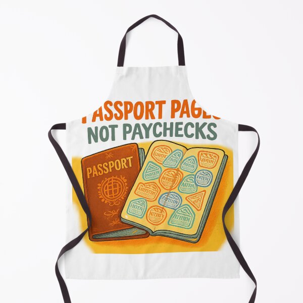 Item preview, Passport Pages Not Paychecks designed and sold by Retro-Anime9.