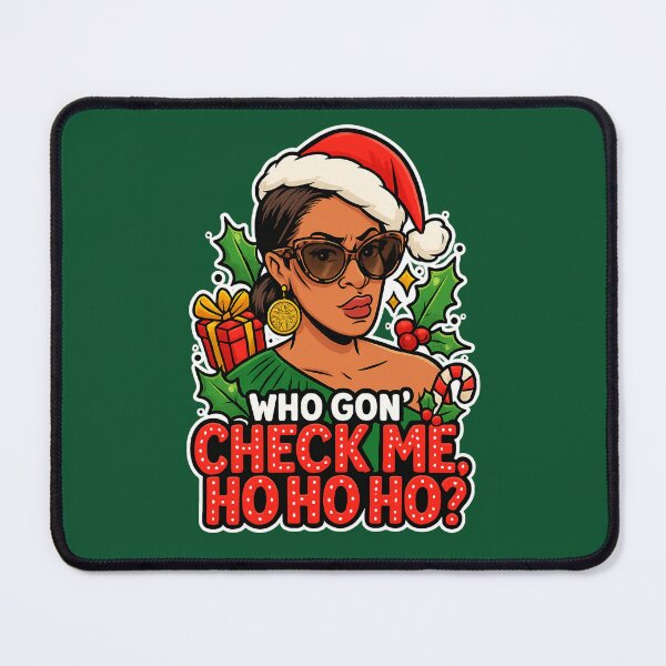 Item preview, “Who Gon’ Check Me, Ho Ho Ho?” – Shereé Inspired RHOA Christmas Pop Art designed and sold by GirlyPopped.