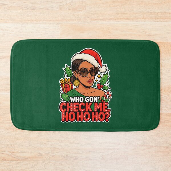 Item preview, “Who Gon’ Check Me, Ho Ho Ho?” – Shereé Inspired RHOA Christmas Pop Art designed and sold by GirlyPopped.
