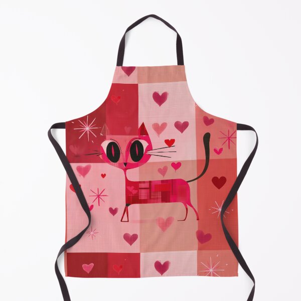 Item preview, Sweet Pink Heart Astro Cat designed and sold by WitsandWonders.