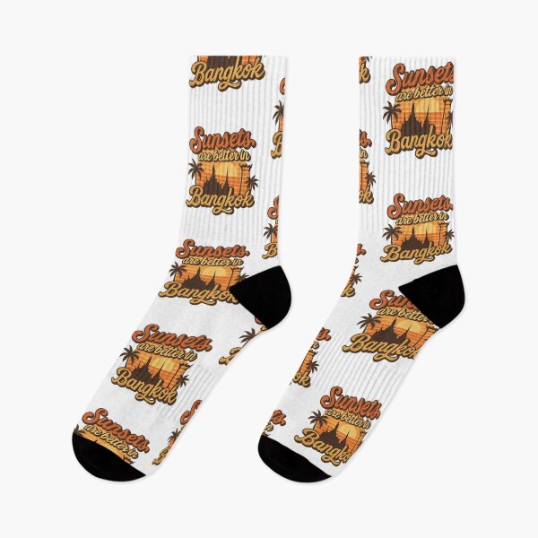 Item preview, Sunsets Are Better in Bangkok Adventure Vintage Travel designed and sold by Retro-Anime9.