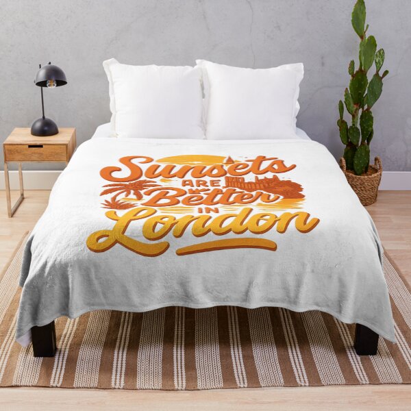 Item preview, Sunsets Are Better in London Adventure Vintage Travel designed and sold by Retro-Anime9.