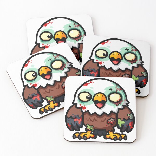 Item preview, Zombie Eagle - Cute Zombie Animal Collection designed and sold by Quality-Custom-Designs.