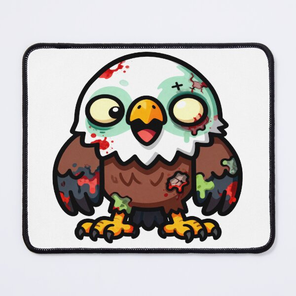 Item preview, Zombie Eagle - Cute Zombie Animal Collection designed and sold by Quality-Custom-Designs.
