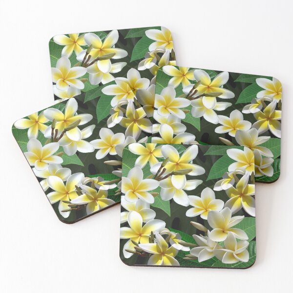 Item preview, Plumeria Flowers designed and sold by MoodyMuseArt.
