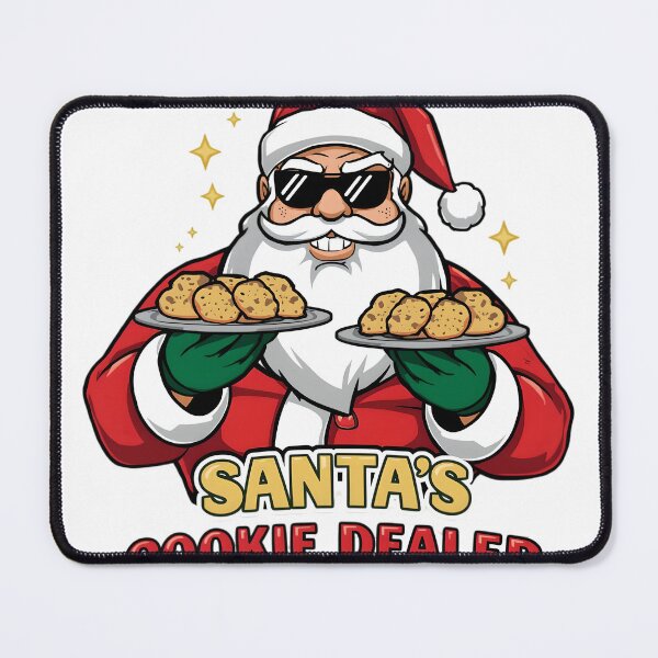 Item preview, Santa’s Cookie Dealer | Funny Christmas T-Shirt designed and sold by gavinroyal.
