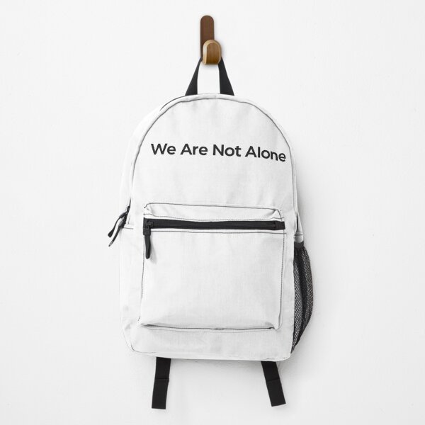 Item preview, We Are Not Alone - Cosmic UFO & Alien Aesthetic Quote designed and sold by JaneMcCarthyStudio.